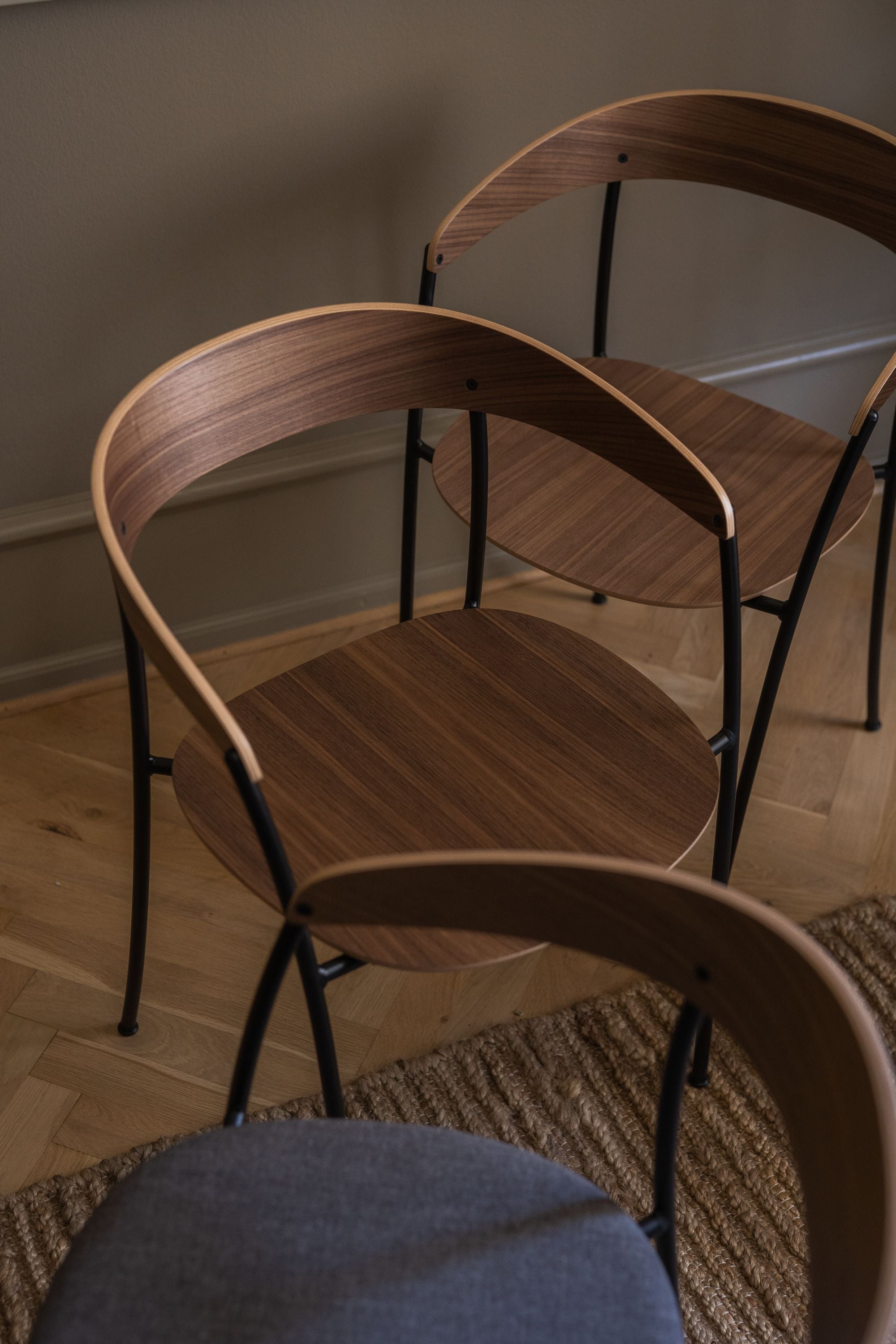 New Works Missing Armchair, Walnut