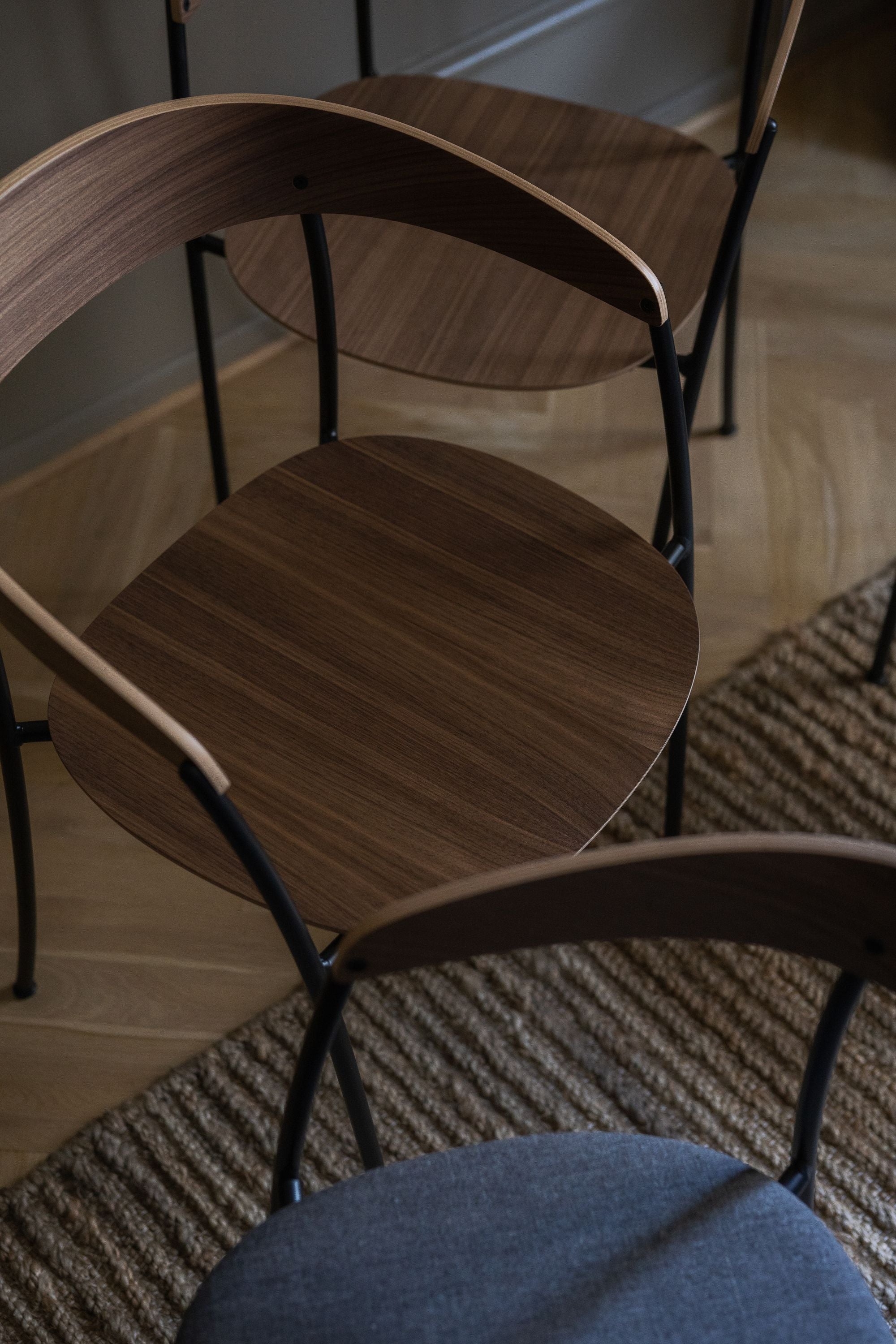 New Works Missing Armchair, Walnut