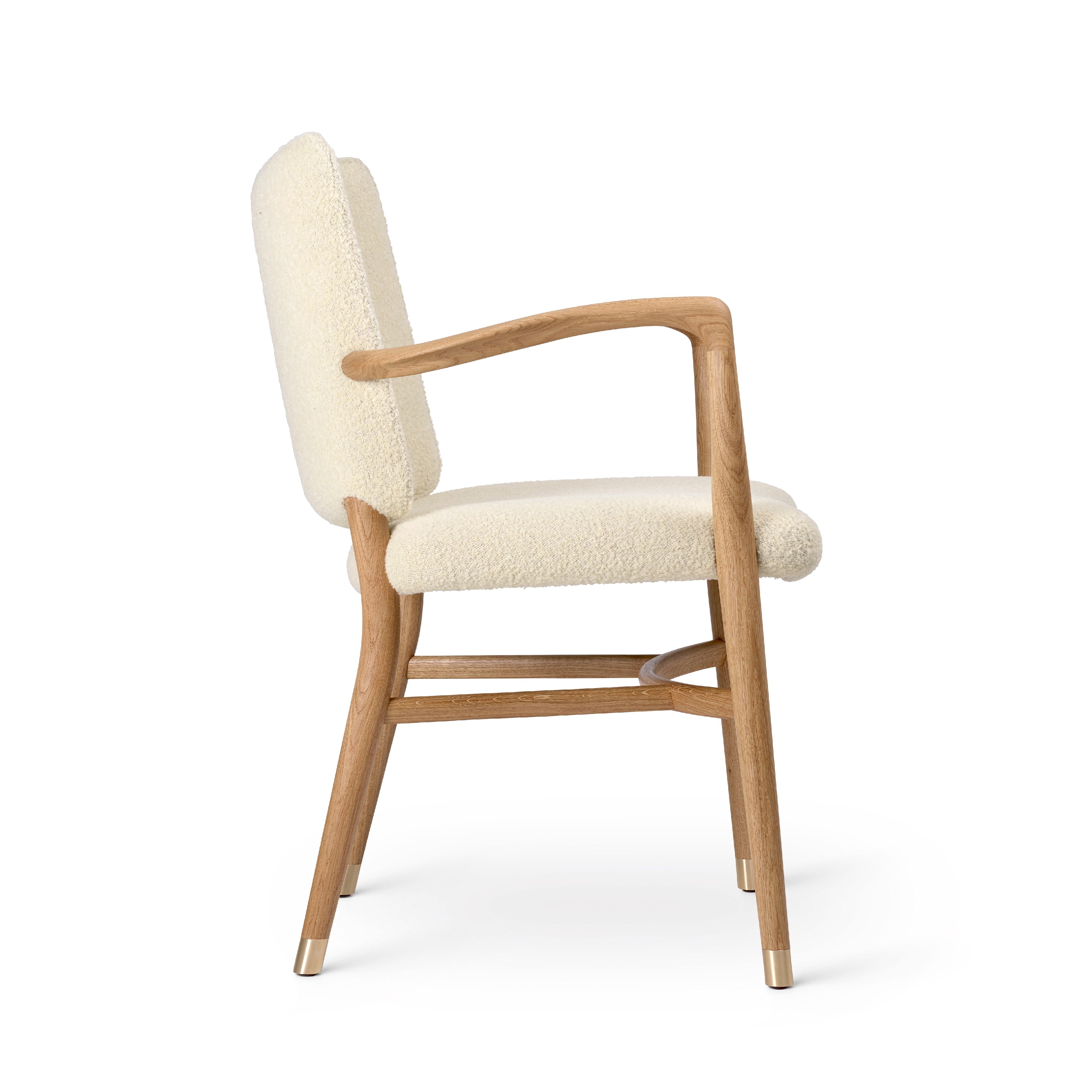 Carl Hansen VLA61 Monar ch -lænestol, egolie/baru 0410 tekstil