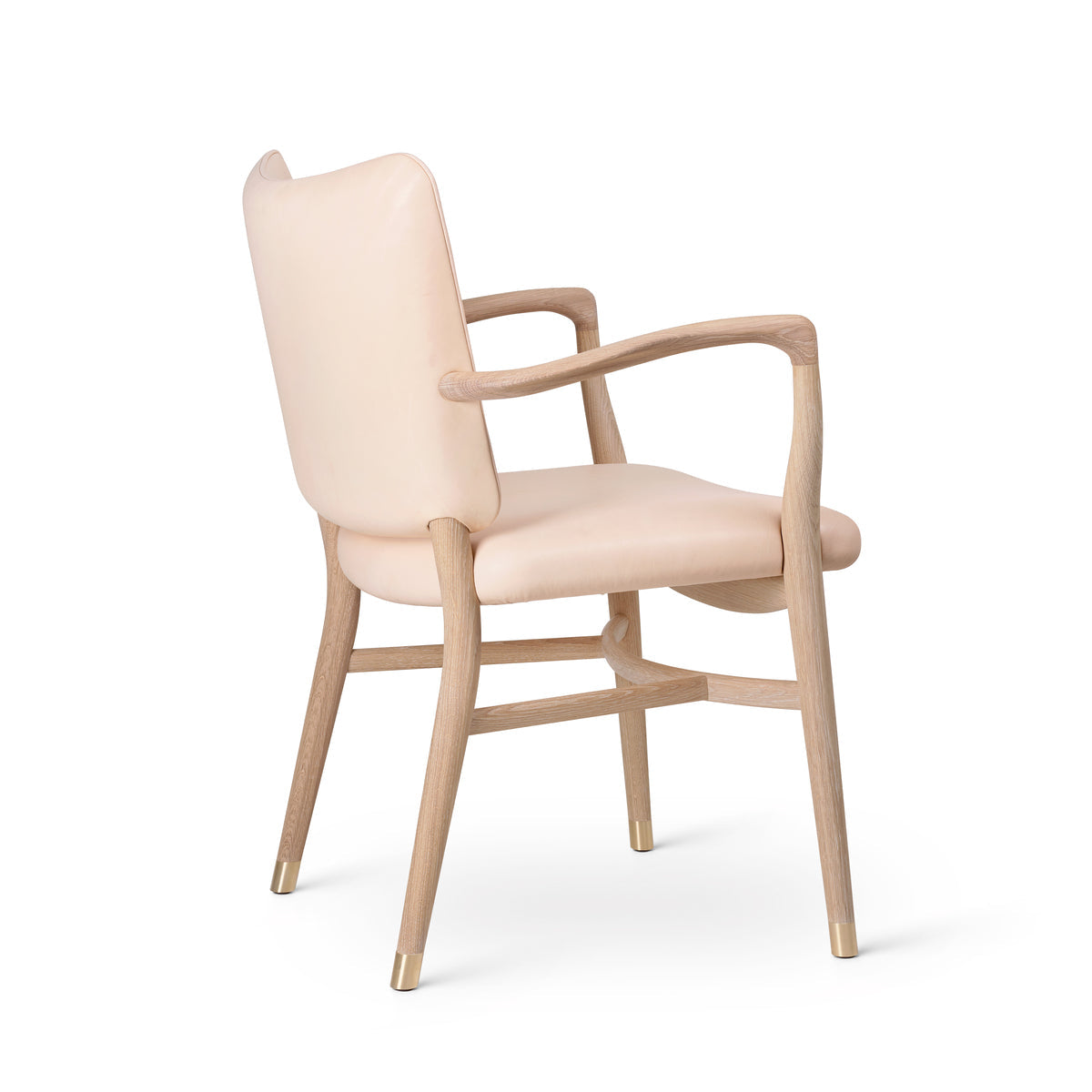 Carl Hansen VLA61 Monar CH -lænestol, egolie/SIF90 -læder